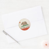 Sticker met noodlijdende Californische vlag (Envelop)