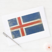 Sticker met noodvlag uit IJsland (Envelop)