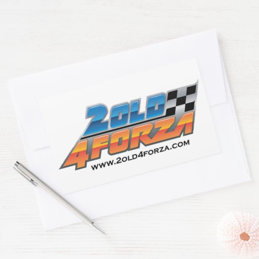 Sticker met plaats logo (Envelop)