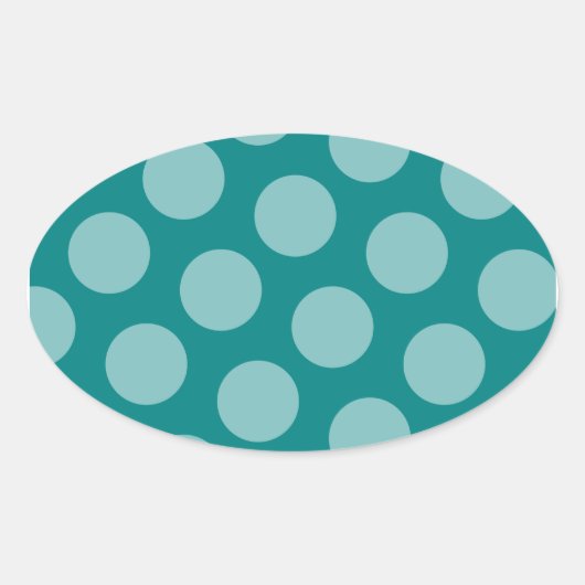 Sticker met polka-stippenpatroon (Voorkant)