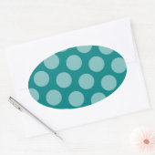 Sticker met polka-stippenpatroon (Envelop)