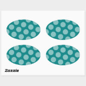 Sticker met polka-stippenpatroon (Vel)