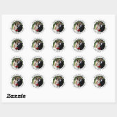 Sticker met retouradres en koppel foto (Vel)