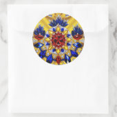 Sticker met Roemeens Kleuren Design (Tas)