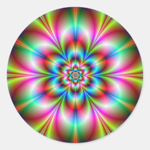 Sticker met ronde stroomsnelheid