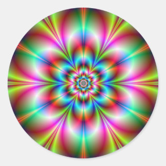 Sticker met ronde stroomsnelheid