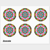 Sticker met ronde stroomsnelheid (Vel)