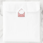 sticker met Schattigee enveloppe (Tas)