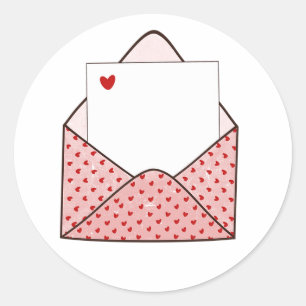 sticker met Schattigee enveloppe