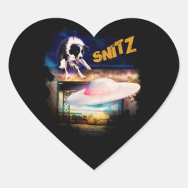 sticker met Snitz van Bob's Saucer Repair