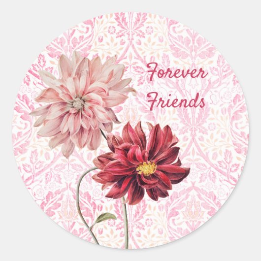 Sticker met stijlventilator, tekenvrienden (Voorkant)