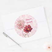 Sticker met stijlventilator, tekenvrienden (Envelop)