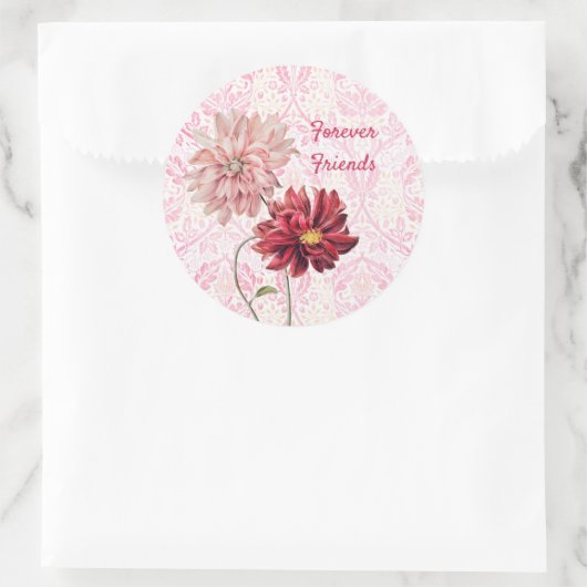 Sticker met stijlventilator, tekenvrienden (Tas)