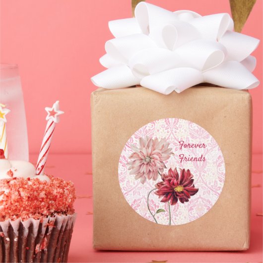 Sticker met stijlventilator, tekenvrienden (Feest)