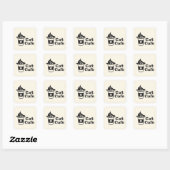 Sticker met Stoute Kattenliefhebber | purrfect (Vel)