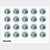 STICKER MET TEACUP VAN SEAL ENVELOPE (Vel)