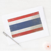 Sticker met Thaise noodvlag (Envelop)