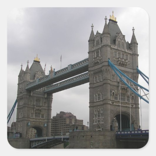 Sticker met Tower Bridge over de Theems (Voorkant)