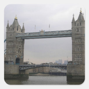 Sticker met Tower Bridge over de Theems