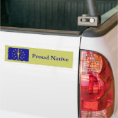 Sticker met trots Indiana inheemse bumper (Op Truck)