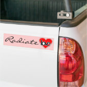 Sticker met uitstraling van liefde (Op Truck)
