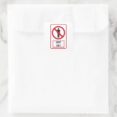 Sticker met vette kantoorhumor | deadline-modus (Tas)