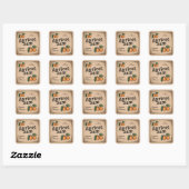 Sticker met vintage abrikozenjamlabel (Vel)
