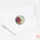 Sticker met vintage ijsje kegel teken (Envelop)