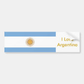 Sticker met vlag van Argentinië (Voorkant)