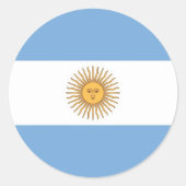 Sticker met vlag van Argentinië (Voorkant)