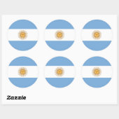 Sticker met vlag van Argentinië (Vel)