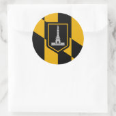 Sticker met vlag van Baltimore City, Maryland, VS (Tas)