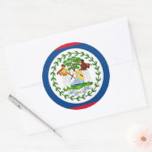 Sticker met vlag van Belize (Envelop)