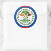 Sticker met vlag van Belize (Tas)