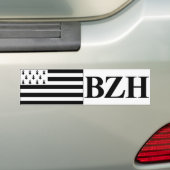 sticker met vlag van Bretagne (Op auto)