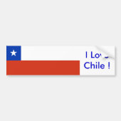 Sticker met vlag van Chili (Voorkant)