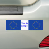 Sticker met vlag van de Europese Unie (Op auto)