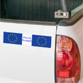 Sticker met vlag van de Europese Unie (Op Truck)