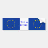 Sticker met vlag van de Europese Unie (Voorkant)