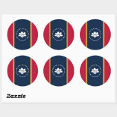 Sticker met vlag van de staat Mississippi, VS (Vel)