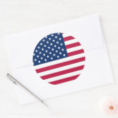 Sticker met Vlag van de VS