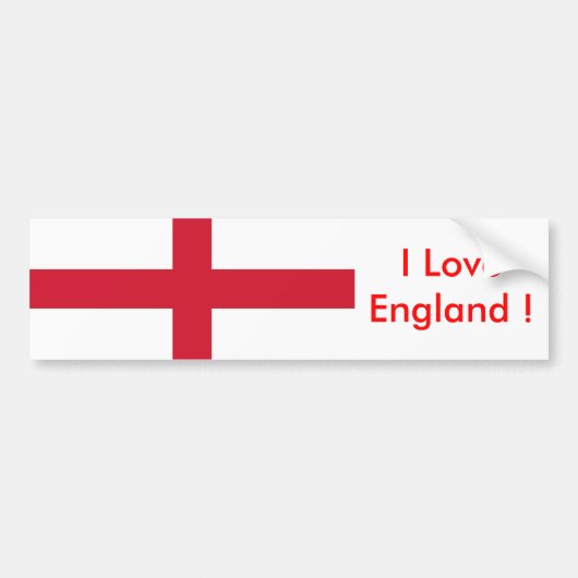 Sticker met vlag van Engeland (Voorkant)