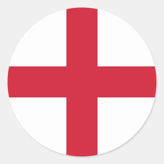 Sticker met vlag van Engeland (Voorkant)