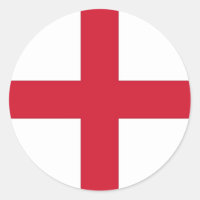 Sticker met vlag van Engeland