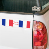 Sticker met vlag van Frankrijk (Op Truck)