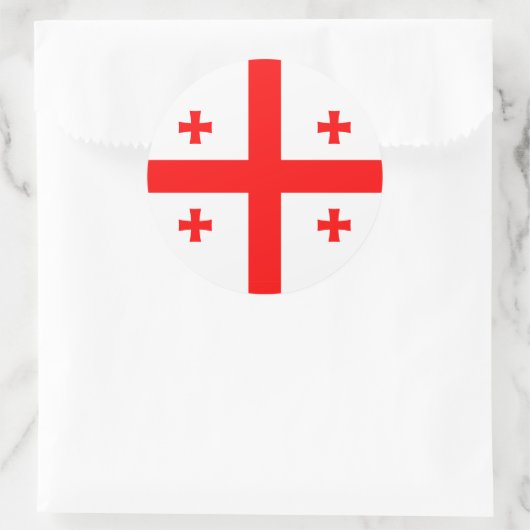 Sticker met vlag van Georgië (Tas)