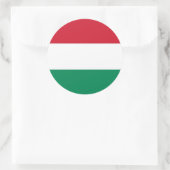 Sticker met vlag van Hongarije (Tas)