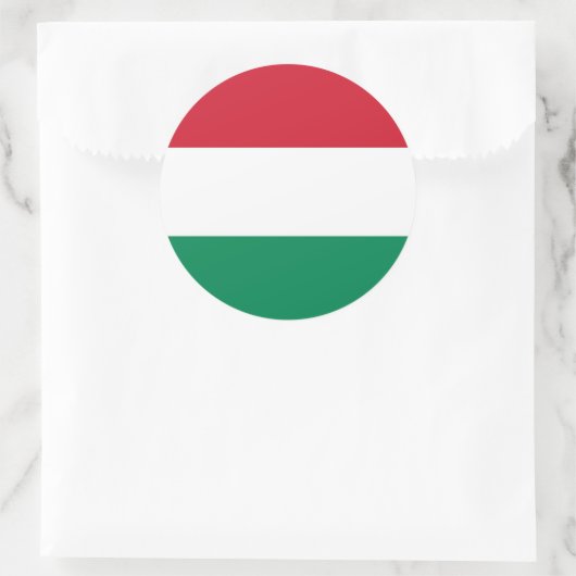 Sticker met vlag van Hongarije (Tas)