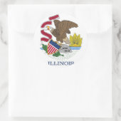Sticker met vlag van Illinois (Tas)