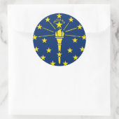 Sticker met vlag van Indiana (Tas)